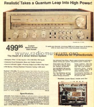 STA-2000 Cat. No.= 31-2075; Radio Shack Tandy, (ID = 2721820) Radio