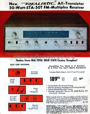 STA-50T Cat. No.= 31-2045; Radio Shack Tandy, (ID = 2723631) Radio