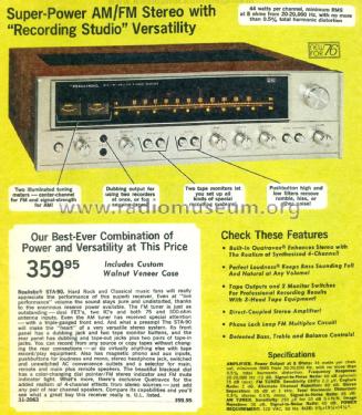 STA-90 Cat. No.= 31-2063; Radio Shack Tandy, (ID = 2721822) Radio