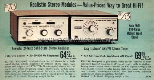 TM-175B Cat. No.= 31-2003; Radio Shack Tandy, (ID = 2730519) Radio