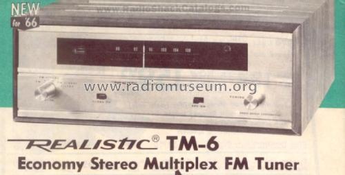 TM-6 Cat. No.= 31R2006; Radio Shack Tandy, (ID = 2730042) Radio