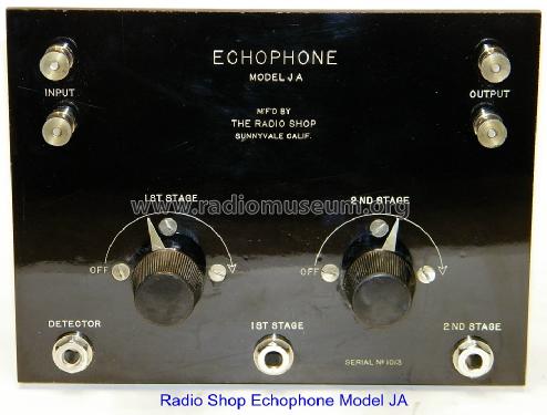 2-Stage Audio Amplifier Model JA; Radio Shop, The (ID = 1417533) Ampl/Mixer