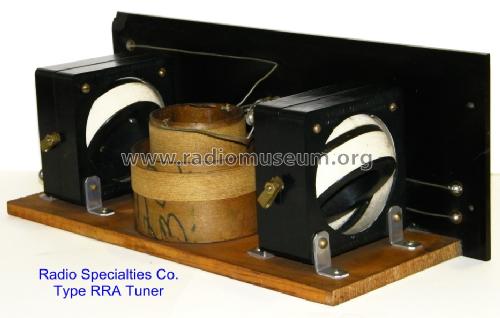 Regenerative Tuner Type RRA; Radio Specialties Co (ID = 987162) mod-pre26