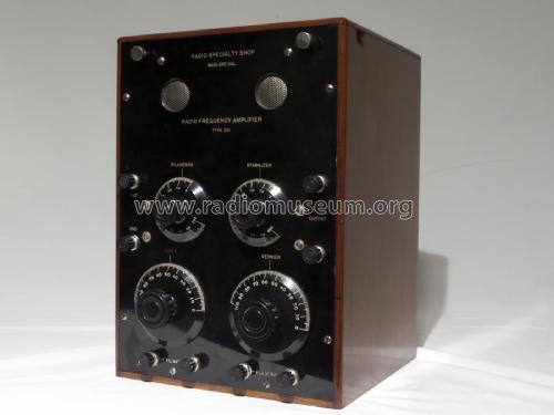 Radio Frequency Amplifier Type 221; Radio Specialty Shop (ID = 2765795) mod-pre26