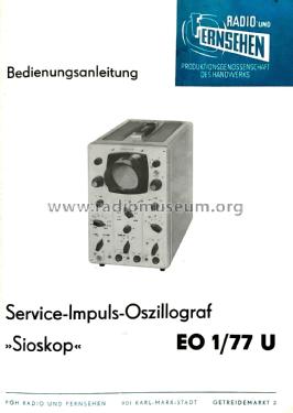 Sioskop EO 1/77 U; Radio und Fernsehen (ID = 2690850) Ausrüstung
