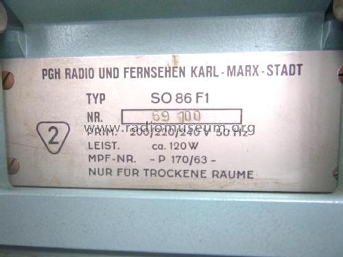 TV-Selektograf SO86F1; Radio und Fernsehen (ID = 2009312) Equipment