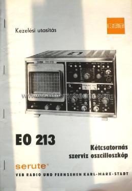 Zweikanal-Service-Oszilloskop EO213; Radio und Fernsehen (ID = 969222) Ausrüstung