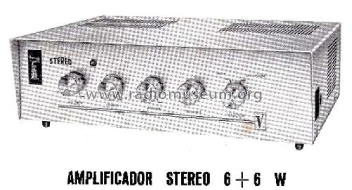 Amplificador Transistorizado Stereo 6+6 W; Radio Victoria; (ID = 2426722) Ampl/Mixer