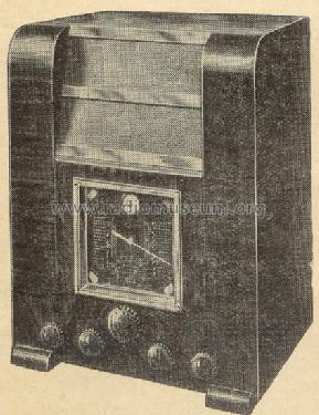 453 Radio Radio-Vulcain, Paris, build 1936 ?, 1 pictures, 5 tubes ...