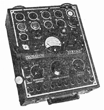 Comprobador de válvulas Valgifson Service ; Radio Watt Valgifson (ID = 1884940) Ausrüstung