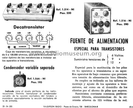 Fuente de Alimentación Valgifson ; Radio Watt Valgifson (ID = 1884978) Equipment