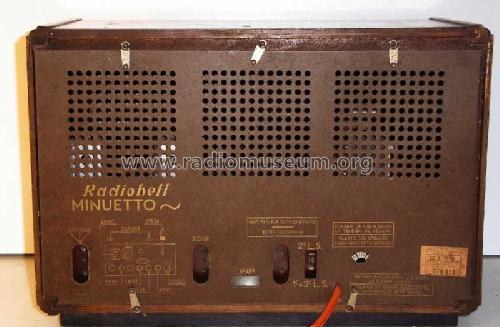 Radiobell Minuetto ; Bell Telephone Mfg. (ID = 222189) Radio