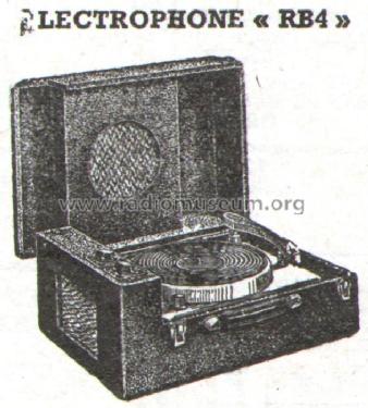 Electrophone RB4; Radiobois; Paris (ID = 587285) R-Player