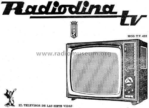 423; Radiodina Aznárez, (ID = 2789070) Fernseh-E
