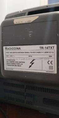 TR-14TXT Ch= 2117 Serie EC7-C; Radiodina Aznárez, (ID = 3114172) Television