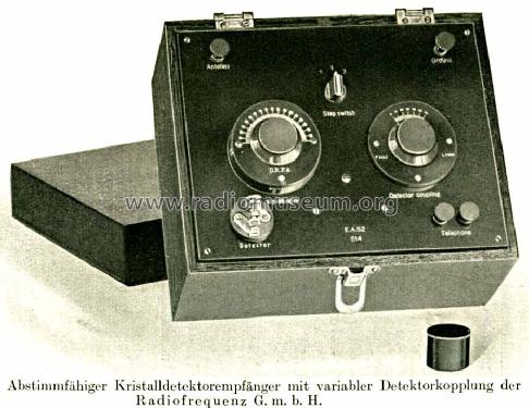 Detektor-Empfänger EA52; Radiofrequenz GmbH; (ID = 961781) Crystal