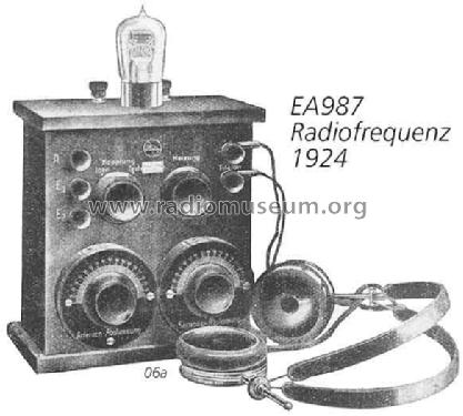 EA987; Radiofrequenz GmbH; (ID = 2333) Radio