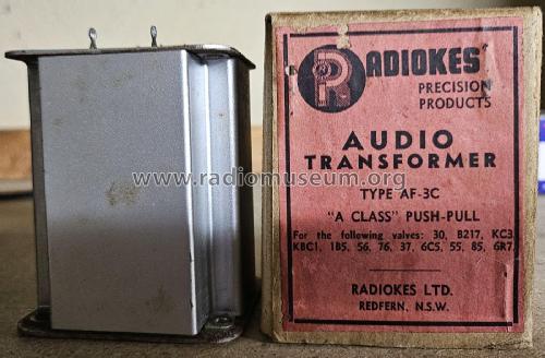 Audio Push-Pull Transformer AF-3C; Radiokes; Sydney (ID = 3025813) Bauteil