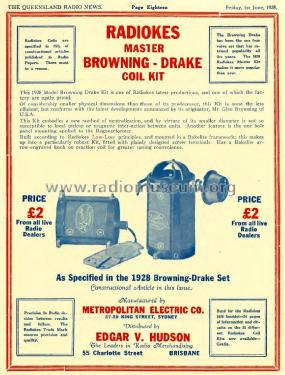 Browning Drake Coil Kit ; Radiokes; Sydney (ID = 2678355) Bauteil