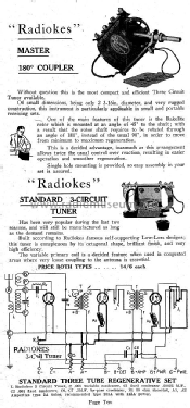 Standard 3-Circuit Tuner ; Radiokes; Sydney (ID = 1791177) Radio part