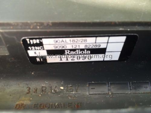 Portable Radio 182 90AL182 /28; Radiola marque (ID = 2538058) Radio