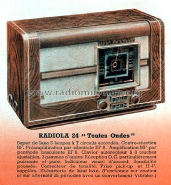 RA24U; Radiola marque (ID = 2024621) Radio