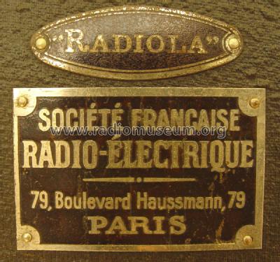 Récepteur BSN4; Radiola marque (ID = 2744381) Radio