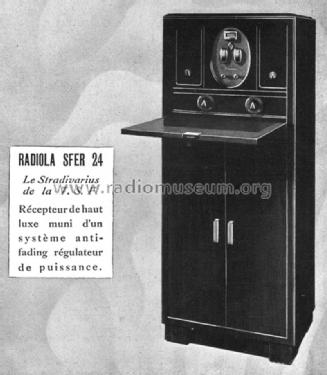 Sfer 24 Meuble de luxe; Radiola marque (ID = 2659068) Radio