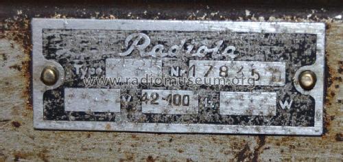 Super-Inductance 425A; Radiola marque (ID = 2943629) Radio