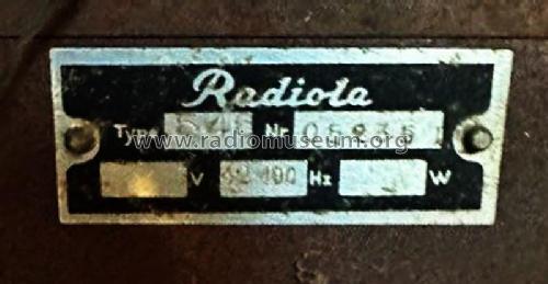 Super-Inductance 546A; Radiola marque (ID = 3070618) Radio