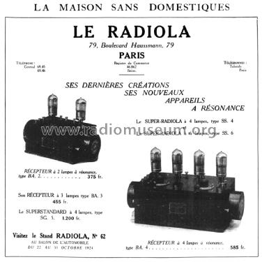 Super-Radiola SR6; Radiola marque (ID = 2659460) Radio