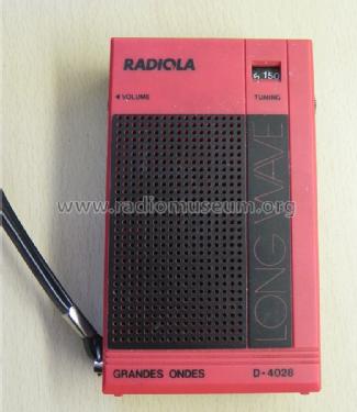 Long Wave D4028; Radiola marque (ID = 1067167) Radio