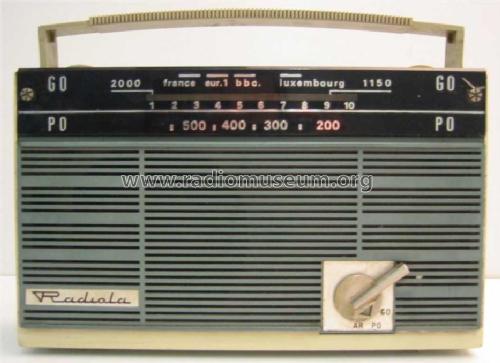 RA264T/00; Radiola marque (ID = 158177) Radio