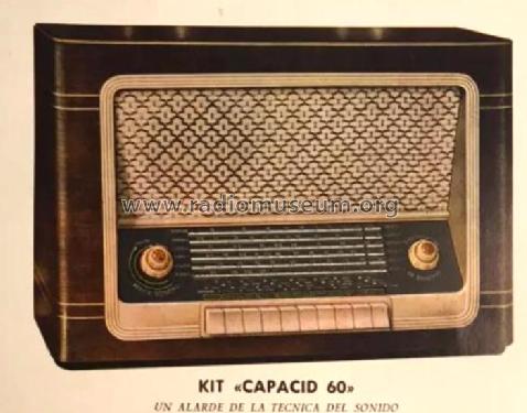 Receptor de radio Capacid 60; Radiomanufacturas (ID = 2617937) Radio