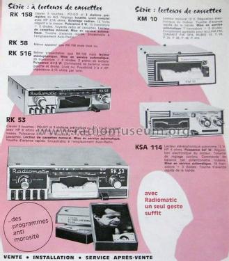 RK-158 ; Radiomatic, S.F.R.T. (ID = 3025185) Car Radio