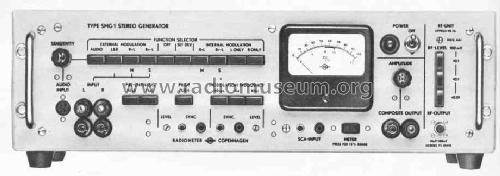 Stereo-Generator SMG 1; Radiometer; (ID = 408521) Equipment