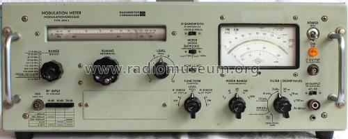 Modulation Meter AFM 2; Radiometer; (ID = 2921400) Equipment