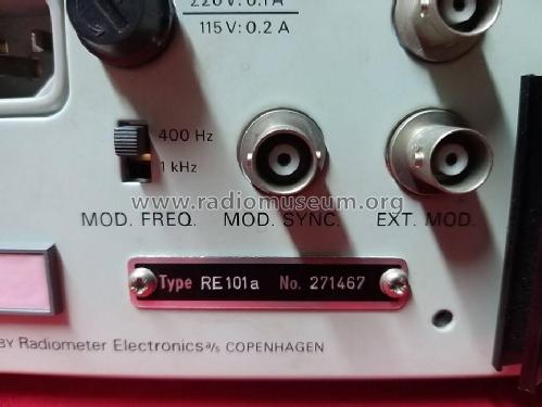 Signal Generator RE101a; Radiometer; (ID = 2905542) Equipment