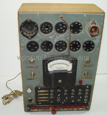 Comprobador de válvulas AF-5; Radiométrico, Carlos (ID = 776209) Equipment