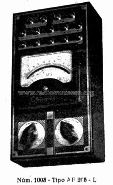 Comprobador Universal AF-205-L; Radiométrico, Carlos (ID = 1591079) Ausrüstung