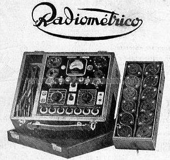 Comprobador de válvulas AF-308; Radiométrico, Carlos (ID = 1001303) Equipment