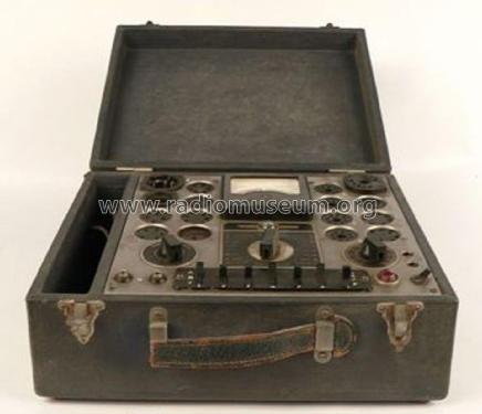 Comprobador de válvulas AF-306-F1; Radiométrico, Carlos (ID = 3106308) Equipment