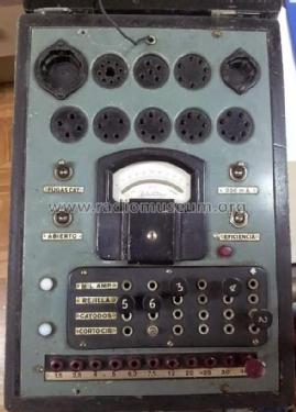 Comprobador de válvulas AF-5; Radiométrico, Carlos (ID = 2706714) Equipment