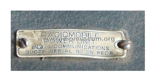 100 ; Radiomobile Ltd., (ID = 2306610) Car Radio