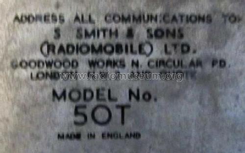 50T; Radiomobile Ltd., (ID = 2174536) Car Radio