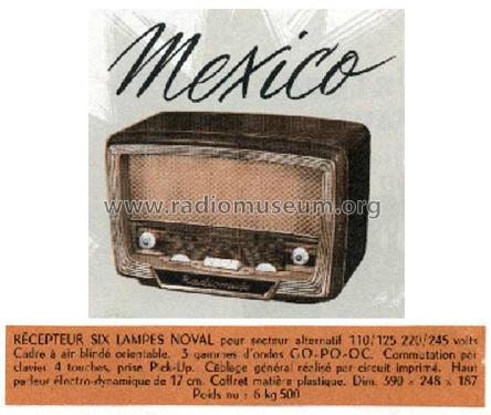 Mexico ; Radiomuse, A. Robert (ID = 1893745) Radio