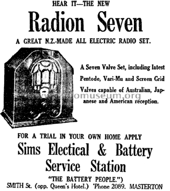 Radion Seven ; Radion, Brand, Todd (ID = 2859480) Radio