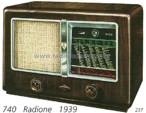 740GW; Radione RADIO (ID = 2281) Radio