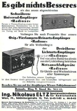 Abgeschirmter Sechsöhren-Universal-Empfänger ; Radione RADIO (ID = 2982261) Radio