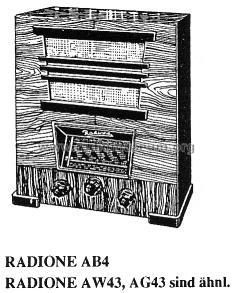 Batterie AB4; Radione RADIO (ID = 55047) Radio